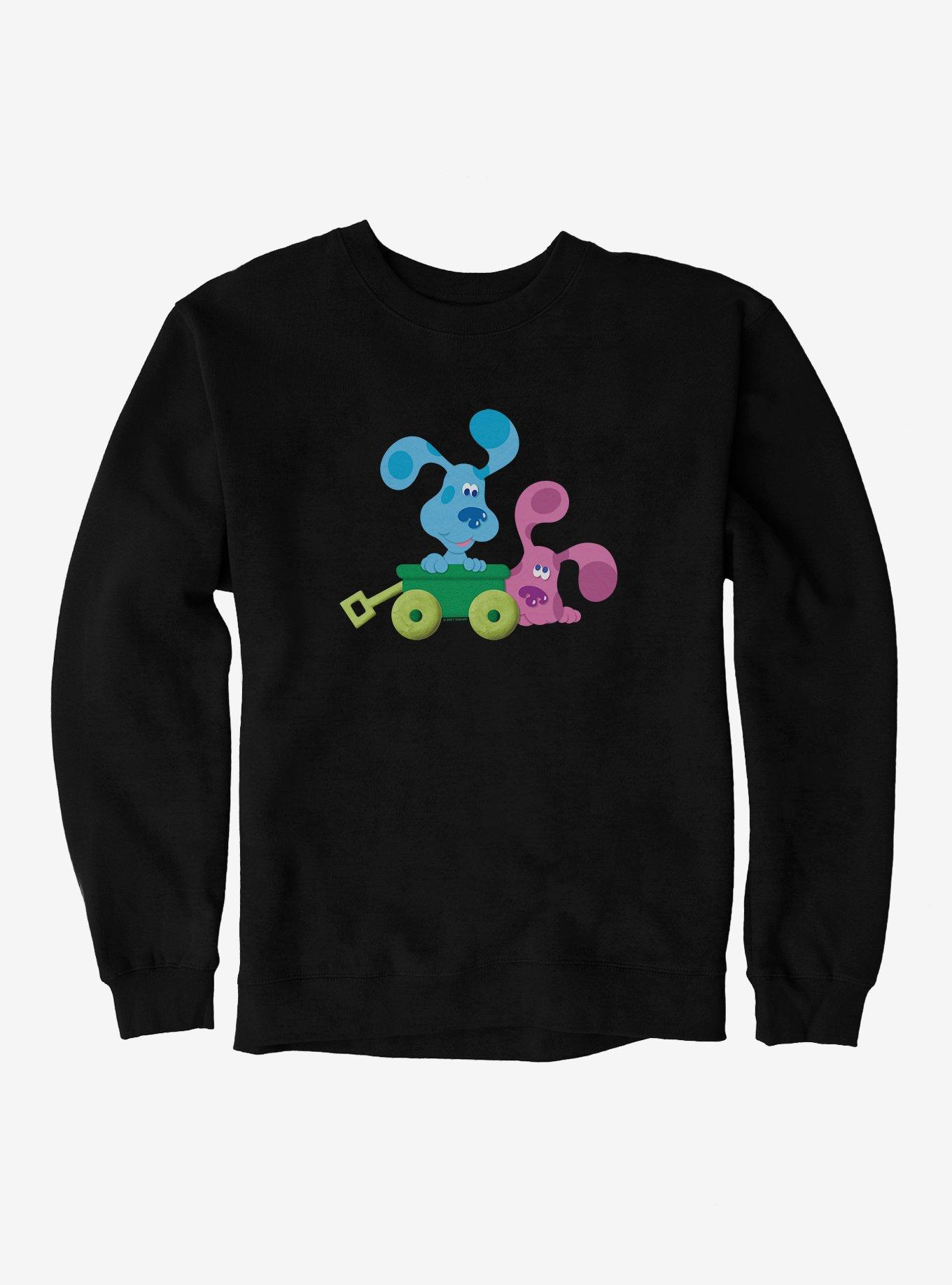 Blue's Clues Magenta And Blue Wagon Ride Sweatshirt, , hi-res