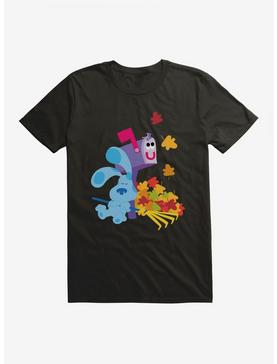 Blue's Clues Mailbox And Blue Autumn Leaves T-Shirt, , hi-res