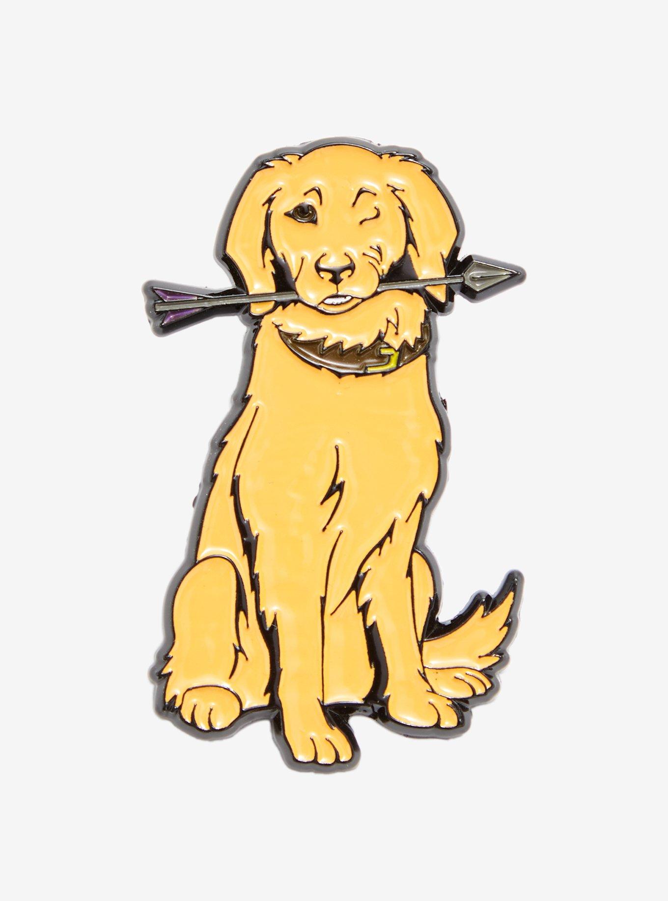 Marvel Hawkeye Lucky the Dog Enamel Pin - BoxLunch Exclusive, , hi-res