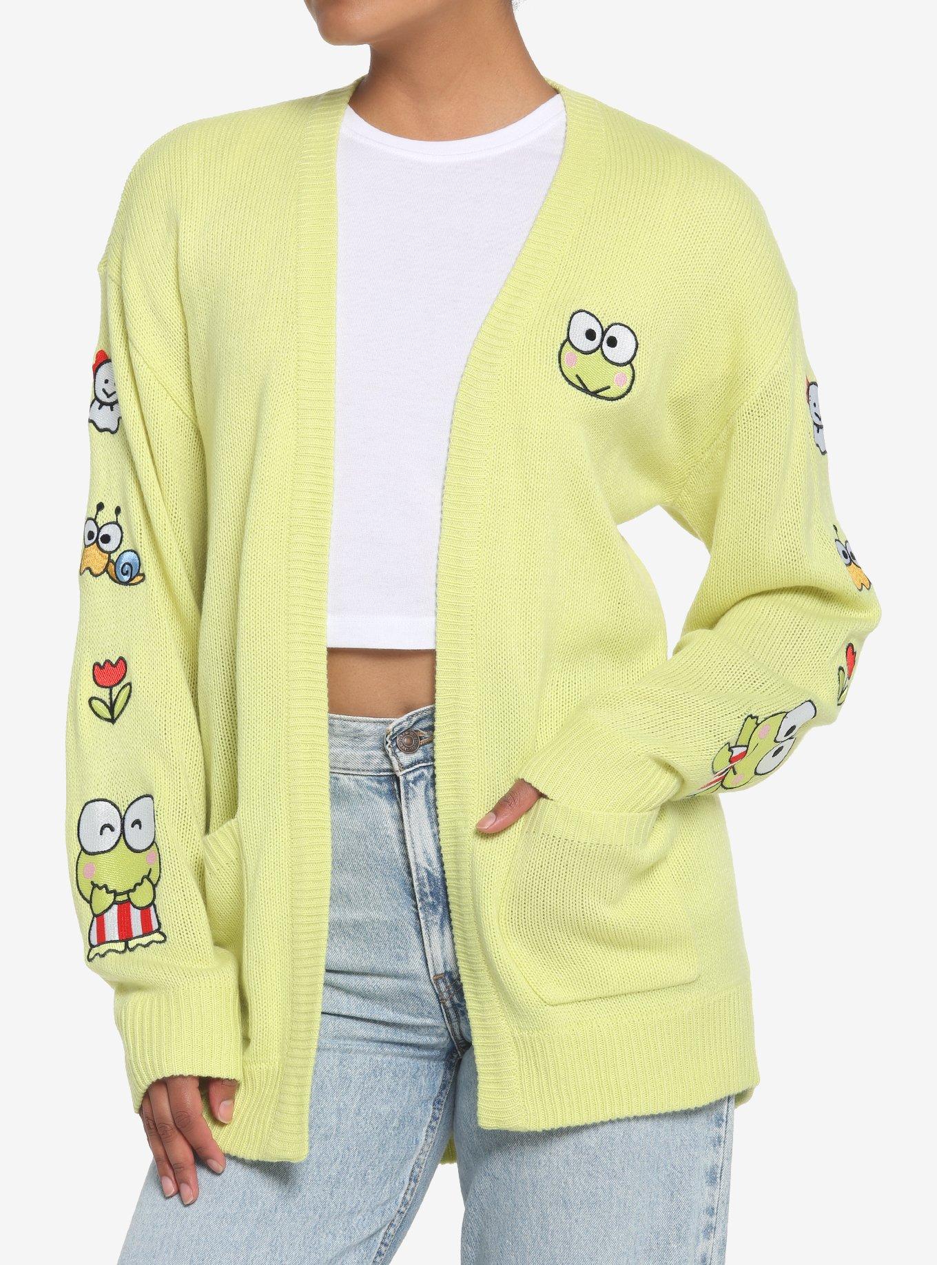 Kerropi Flowers Open Cardigan, MULTI, hi-res