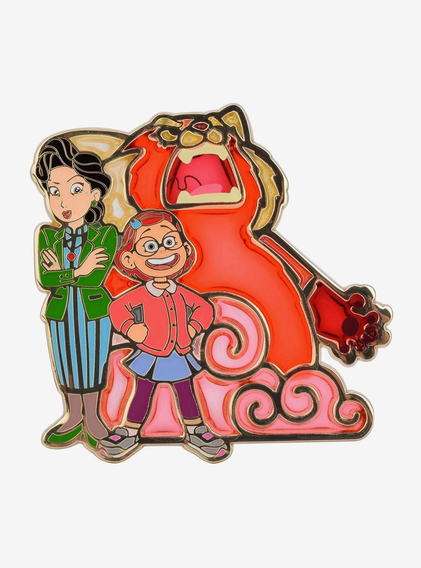 Disney Pixar Turning Red Ming & Mei Enamel Pin - BoxLunch Exclusive, , hi-res