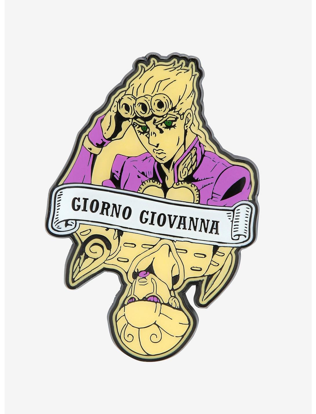 JoJo's Bizarre Adventure Giorno Giovanna & Gold Experience Enamel Pin - BoxLunch Exclusive, , hi-res