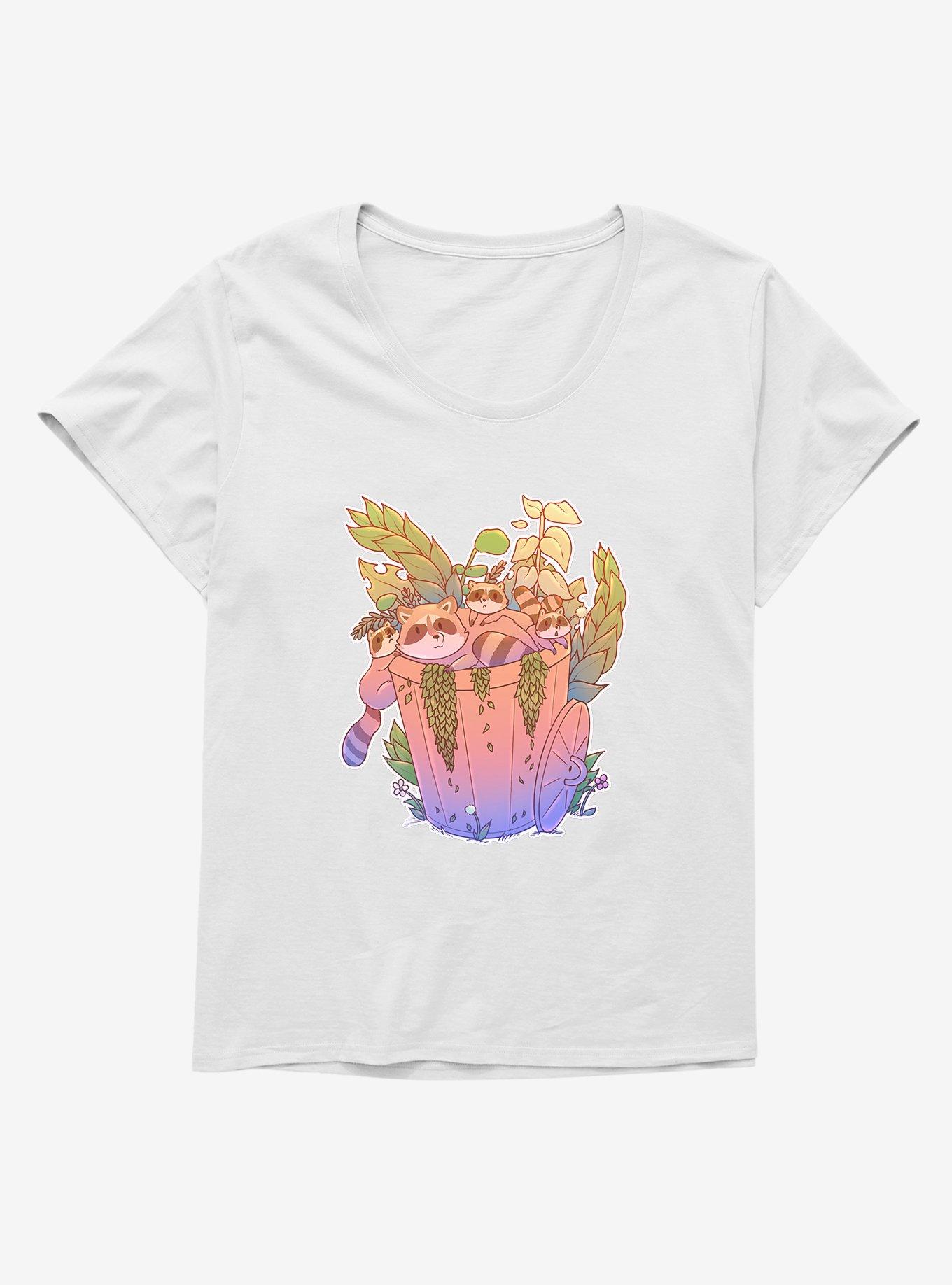 Cottagecore Trash Pandas Girls T-Shirt Plus Size, , hi-res