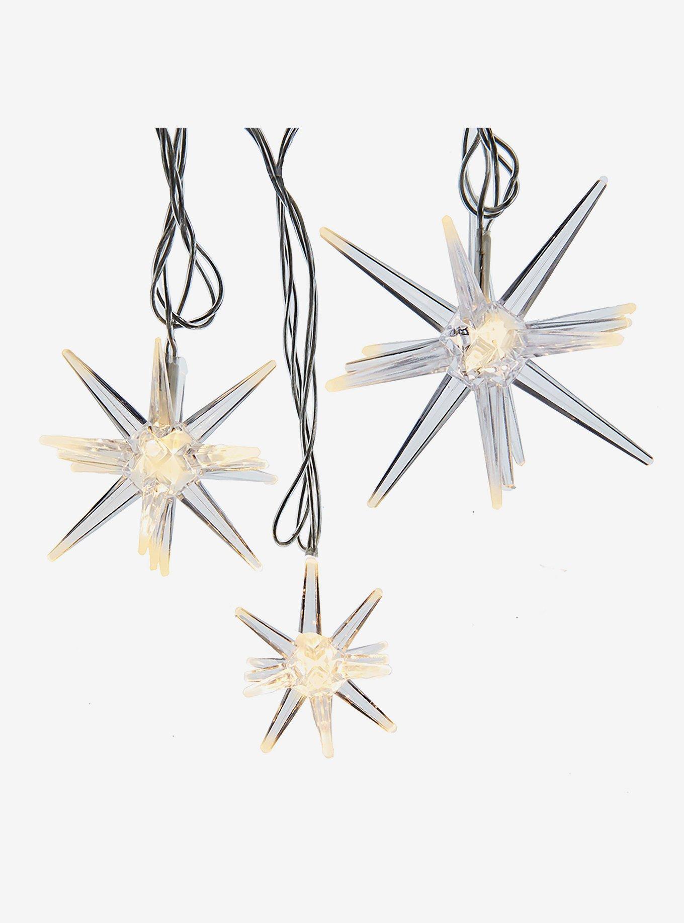 Light Warm White Twinkle Led 3D Star Light Set
