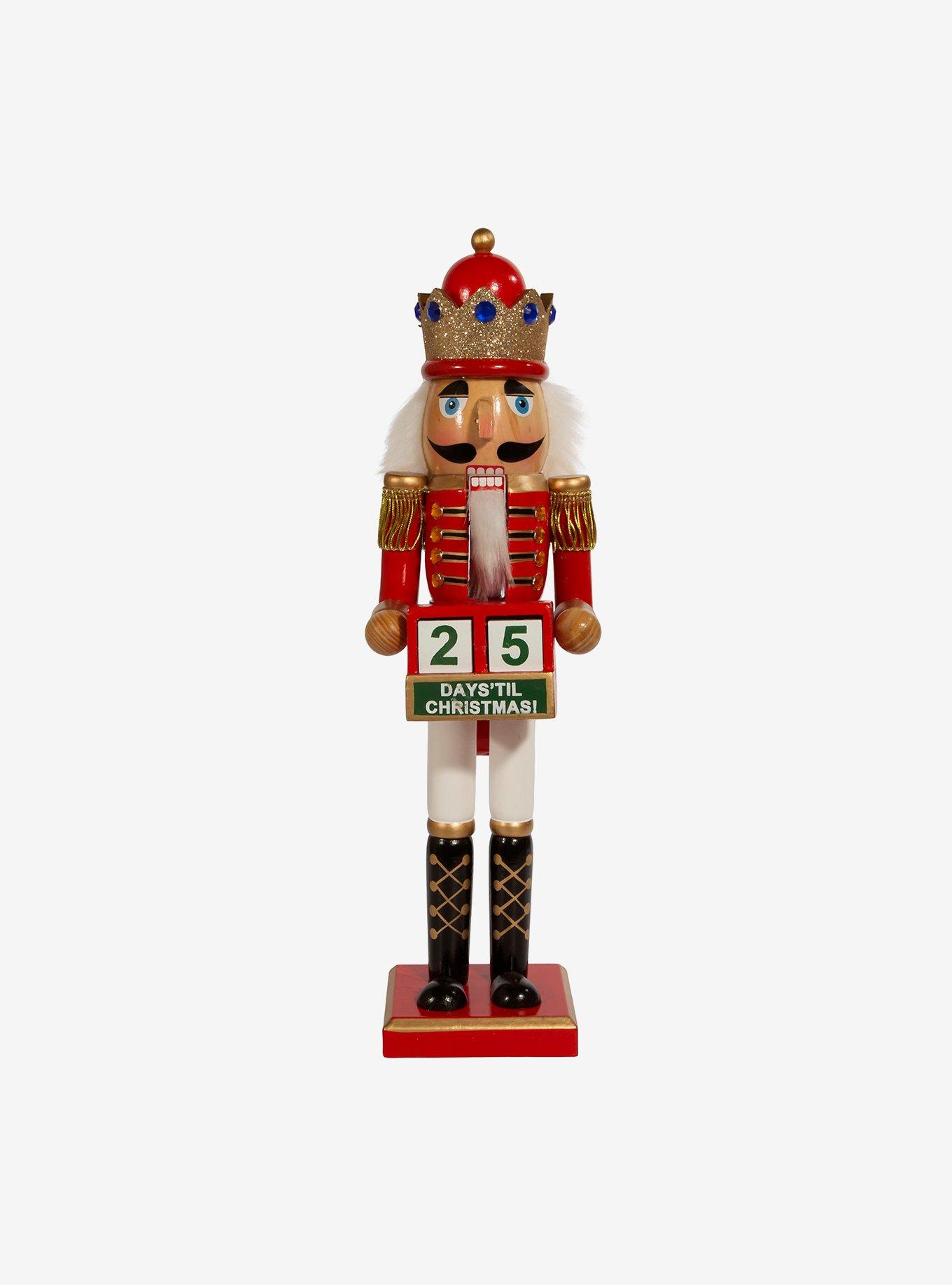 Red King Nutcracker With Calendar, , hi-res