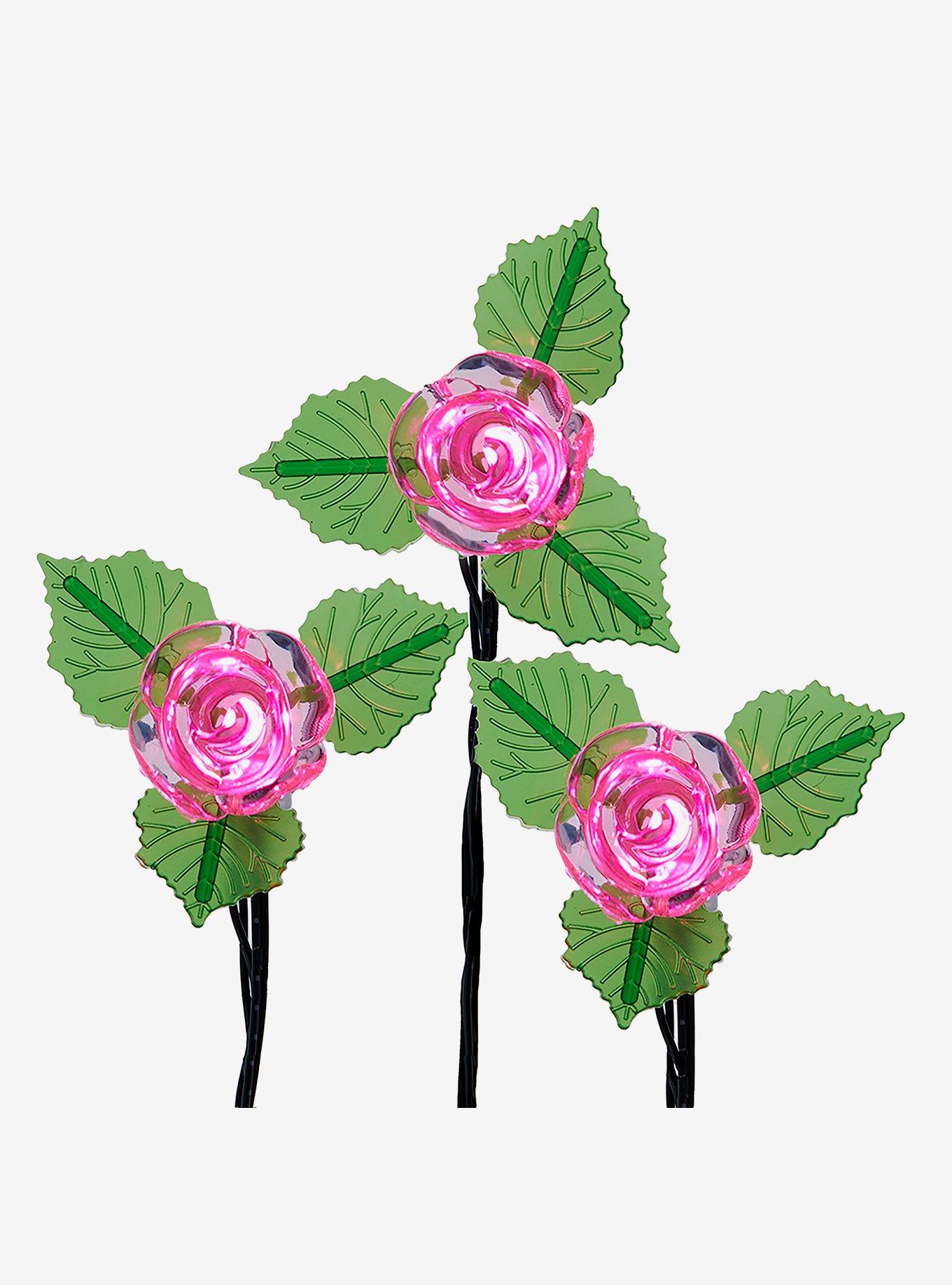 Ul 10 Light Led Pink Rose Light Set, , hi-res