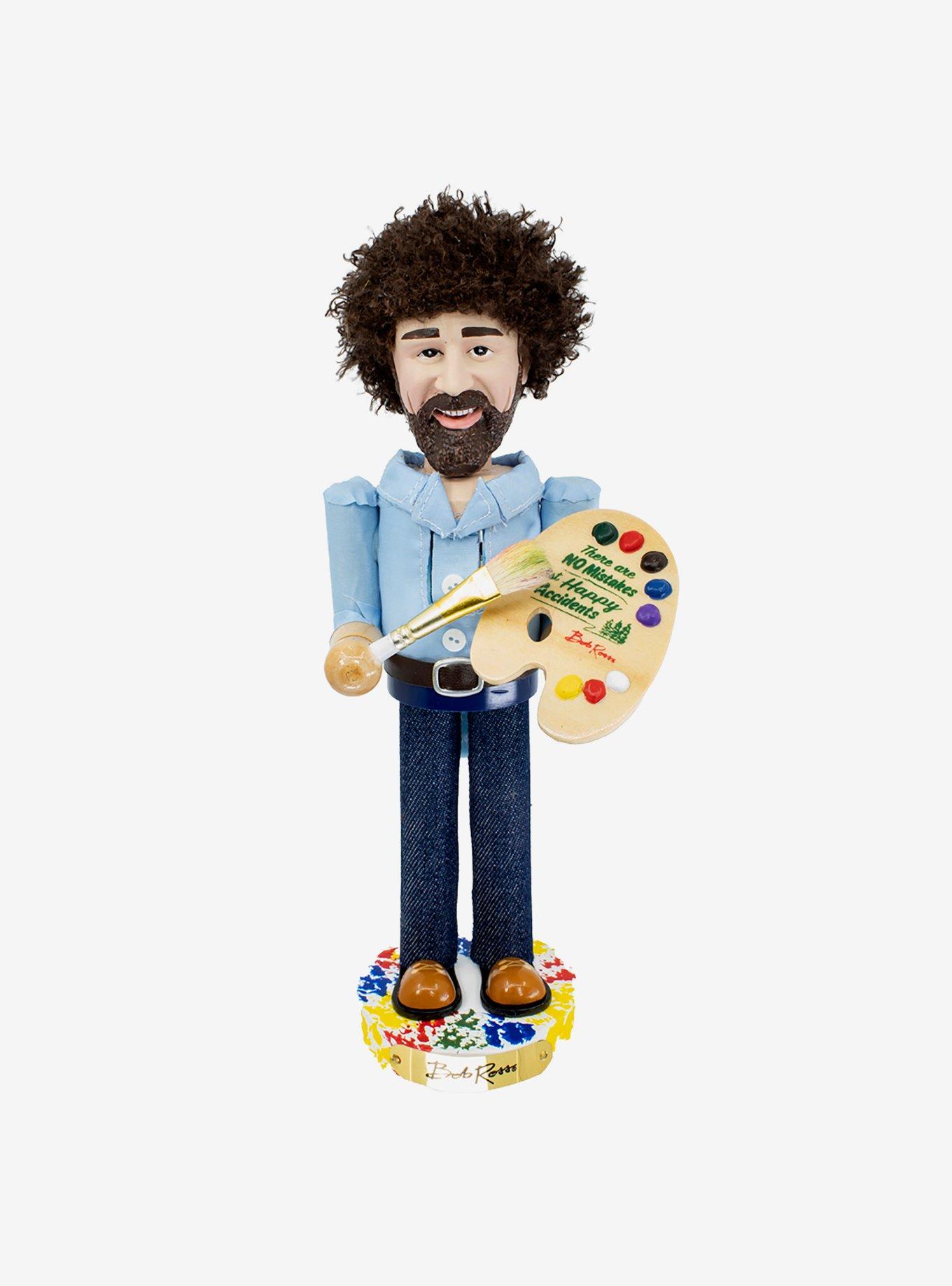 Bob Ross With Palette Nutcracker, , hi-res