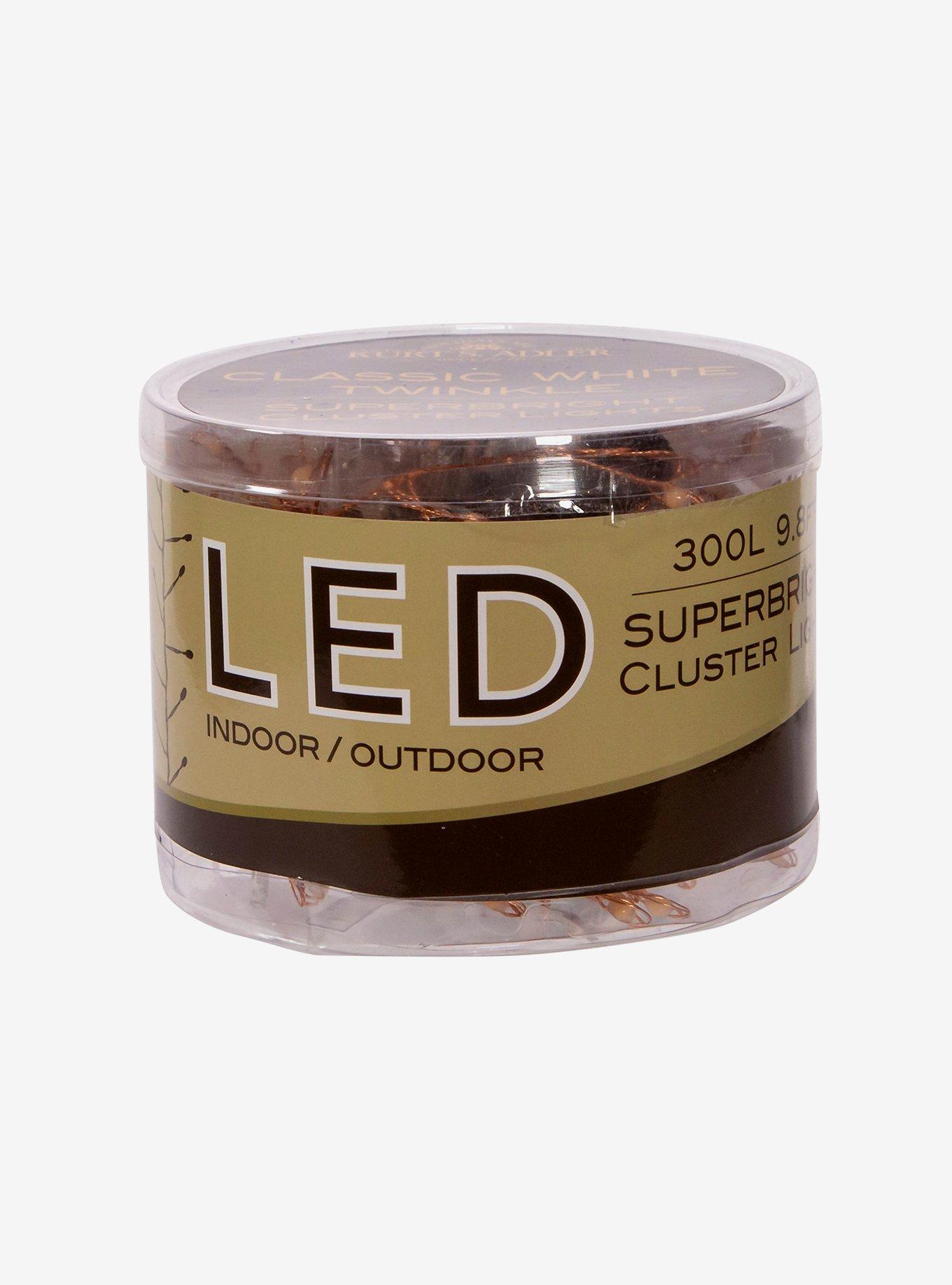 Light Classic White Led Fairy Light Cluster Garland, , hi-res