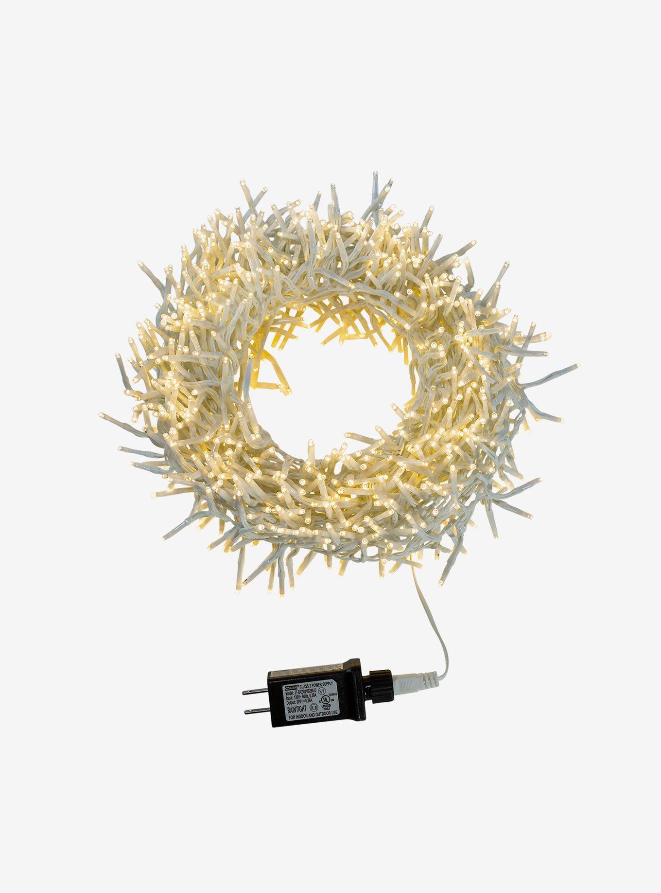 Light Cluster Garland With Warm White Led Lights, , hi-res