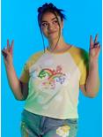 Care Bears Rainbow Raglan Baby T-Shirt Plus Size, MULTI, hi-res