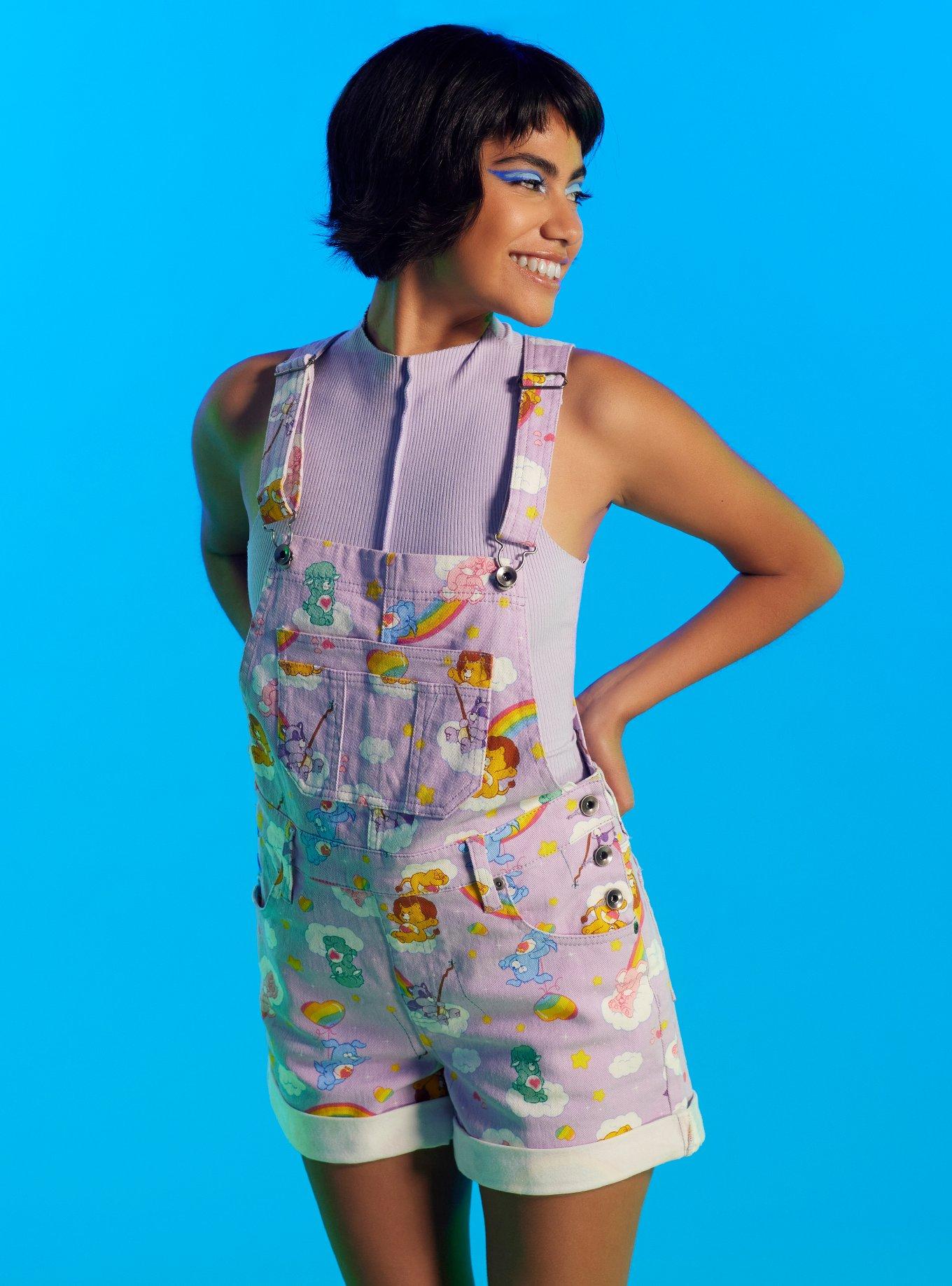 Care Bears Lavender Shortalls, MULTI, hi-res