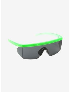 Lime Green Moto Sport Sunglasses, , hi-res