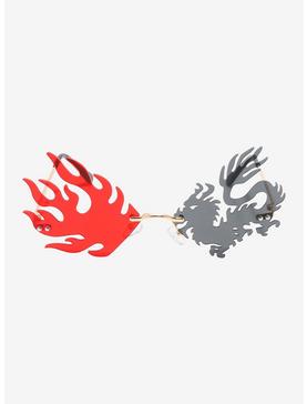 Red & Black Dragon Flame Sunglasses, , hi-res