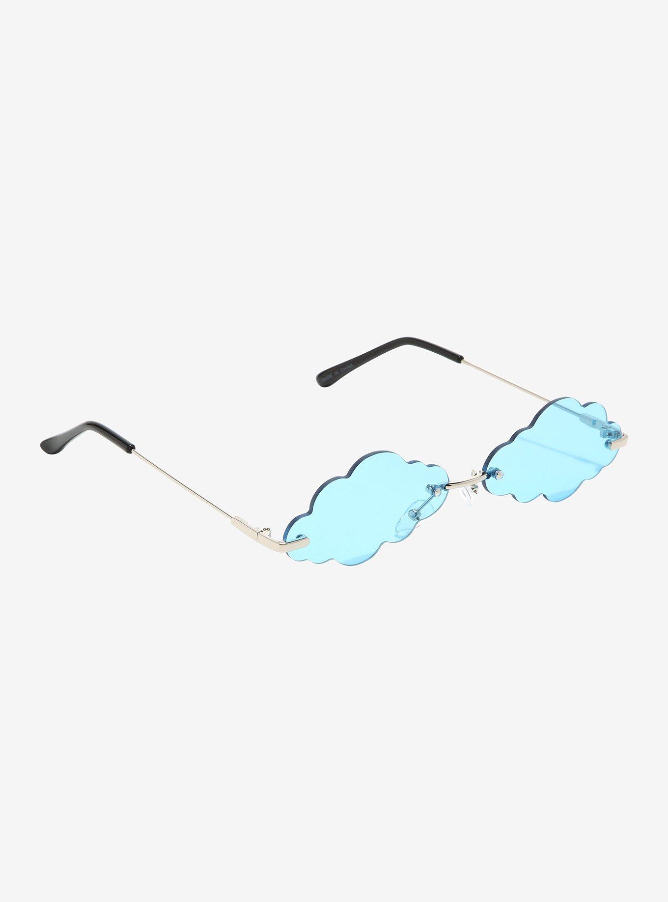 Pastel Blue Clouds Sunglasses, , hi-res