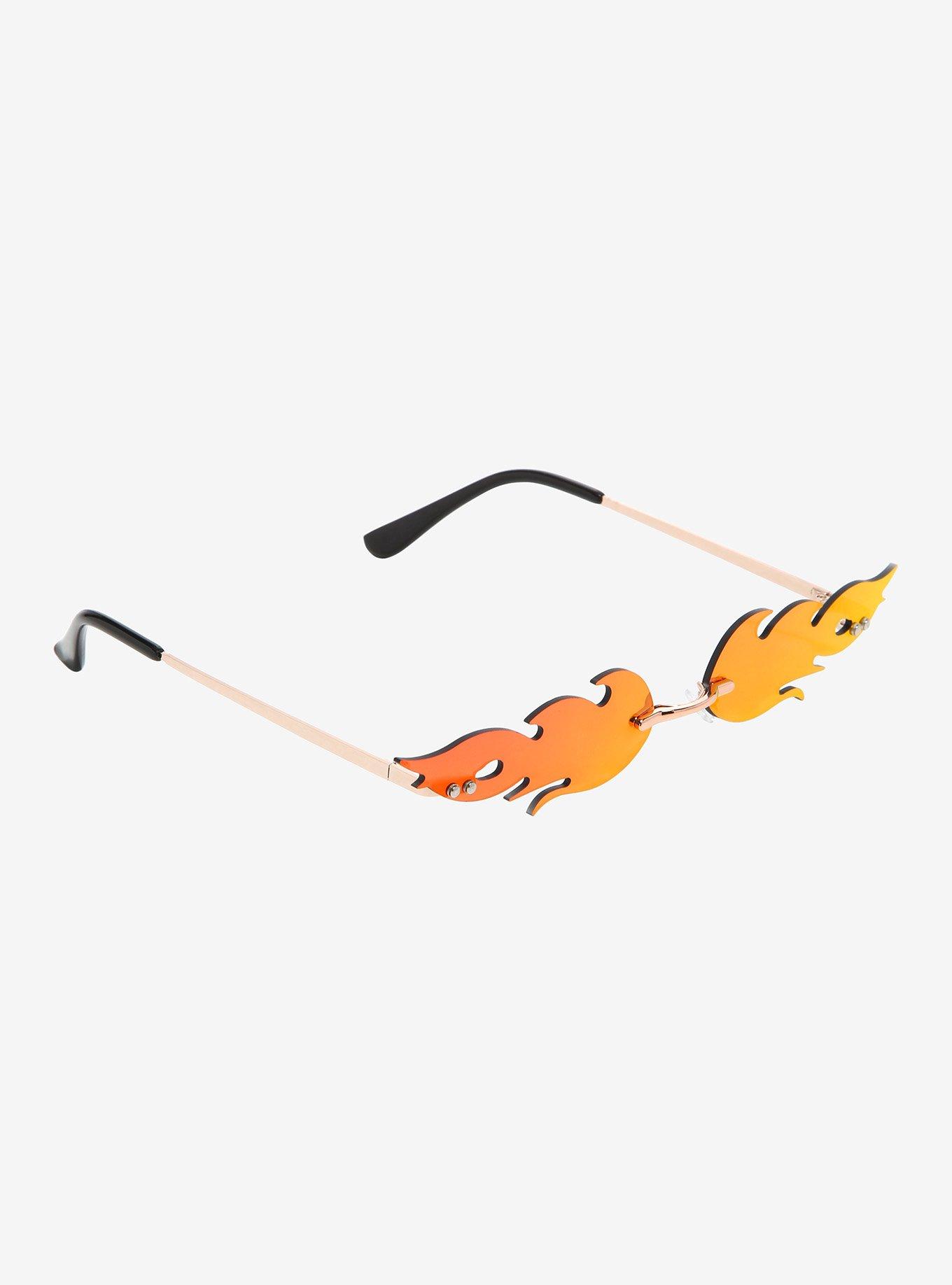 Red & Gold Flames Sunglasses, , hi-res