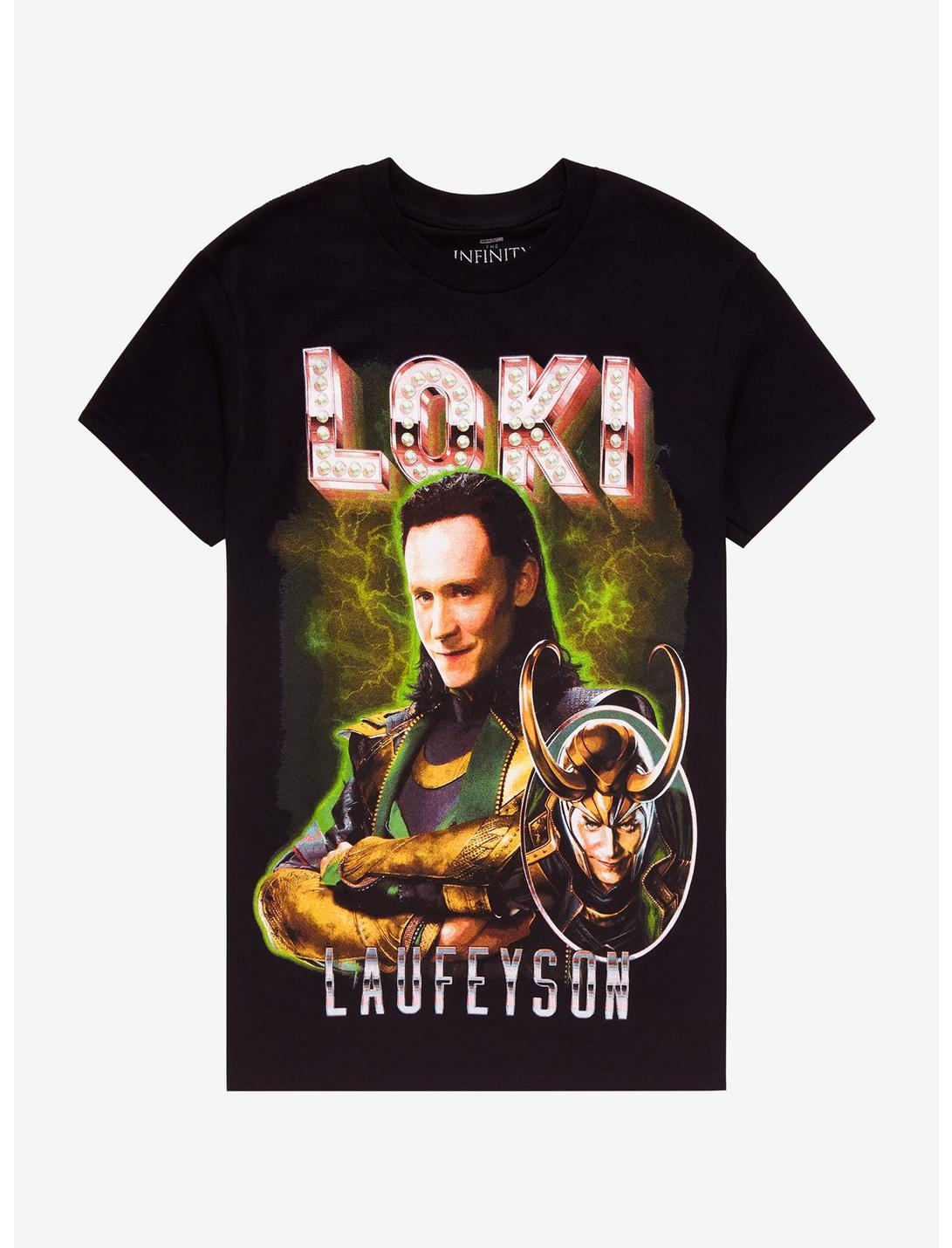 Marvel Loki '90s Boyfriend Fit Girls T-Shirt, MULTI, hi-res