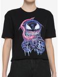Marvel Venom Tongue Girls Crop T-Shirt, MULTI, hi-res
