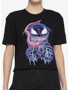 Marvel Venom Tongue Girls Crop T-Shirt, , hi-res