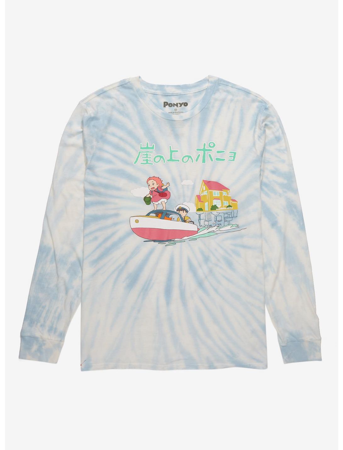 Our Universe Ponyo Boat Adventure Tie-Dye Long Sleeve T-Shirt, MULTI, hi-res