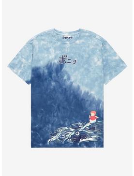 Studio Ghibli Ponyo Waves Dip-Dye T-Shirt, , hi-res