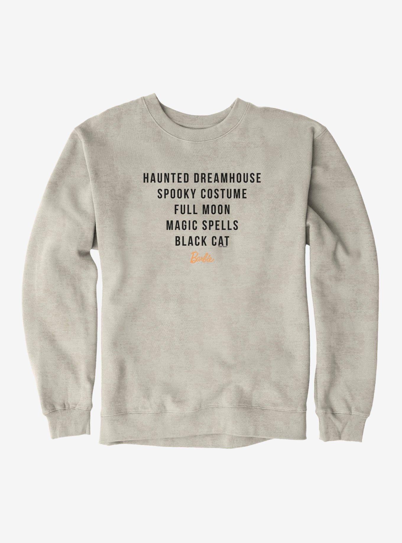 Barbie Haloween Basics Sweatshirt, OATMEAL HEATHER, hi-res