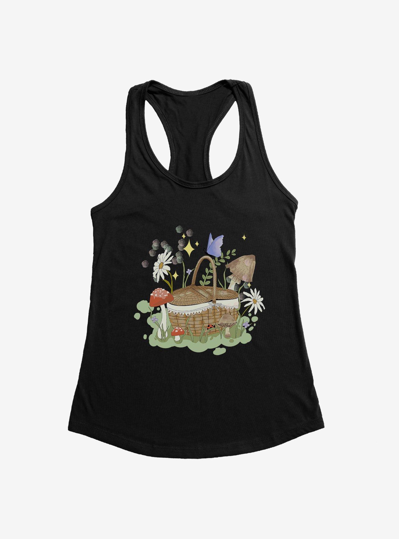 Cottagecore Picnic Basket Girls Tank, , hi-res