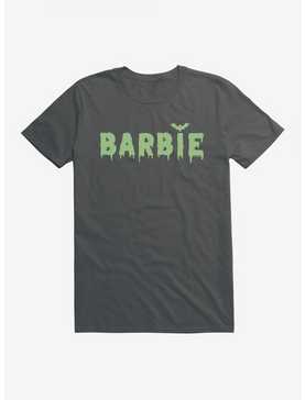 Barbie Haloween Drip Bat Logo T-Shirt, CHARCOAL, hi-res