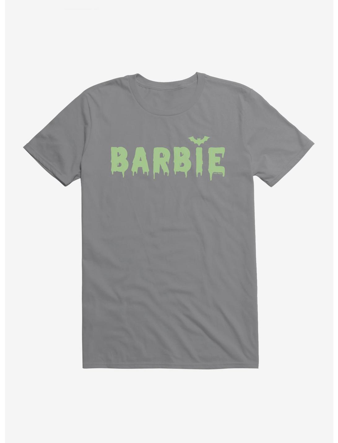 Barbie Haloween Drip Bat Logo T-Shirt, STORM GREY, hi-res
