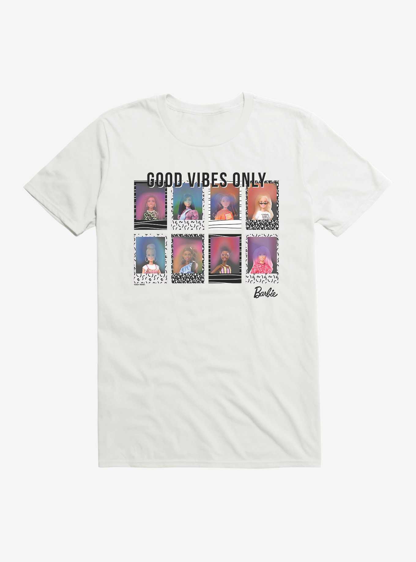 Barbie Haloween Good Vibes Only T-Shirt, WHITE, hi-res