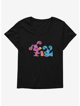 Blue's Clues Magenta And Blue Playtime Womens T-Shirt Plus Size, , hi-res