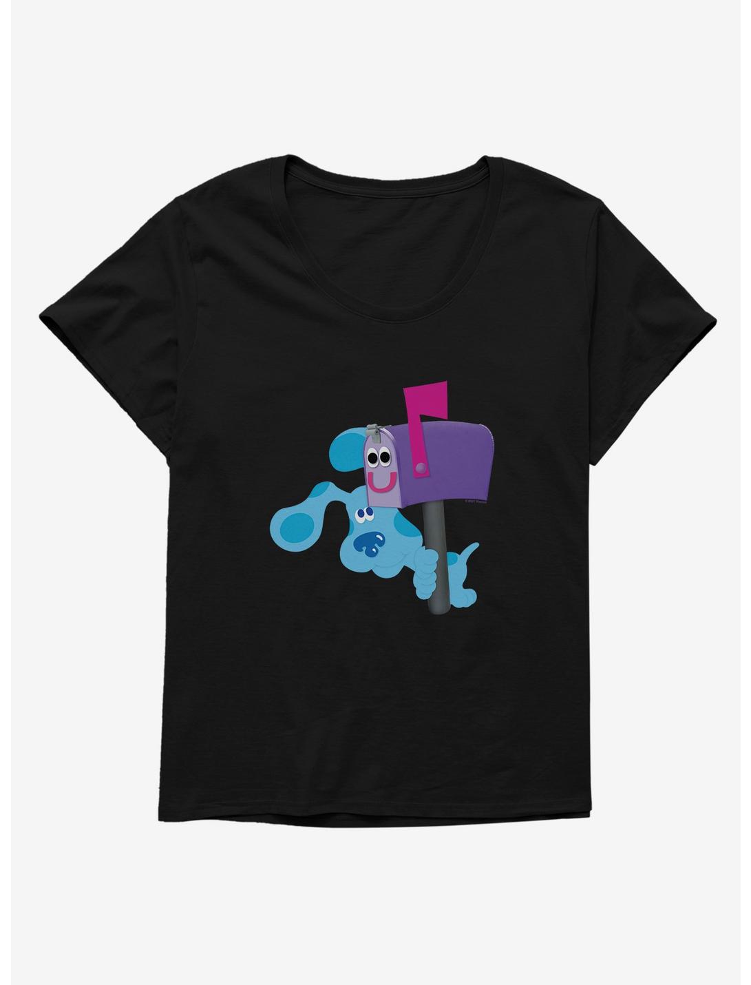 Blue's Clues Mailbox And Blue Womens T-Shirt Plus Size, , hi-res