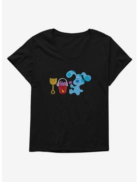 Blue's Clues Shovel And Pail Flower Picking Womens T-Shirt Plus Size, , hi-res