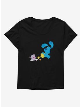 Plus Size Blue's Clues Slippery Soap And Blue Teatime Womens T-Shirt Plus Size, , hi-res