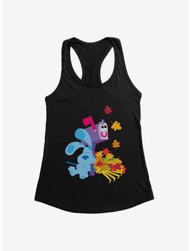 Plus Size Blue's Clues Mailbox And Blue Autumn Leaves Womens Tank Top, , hi-res