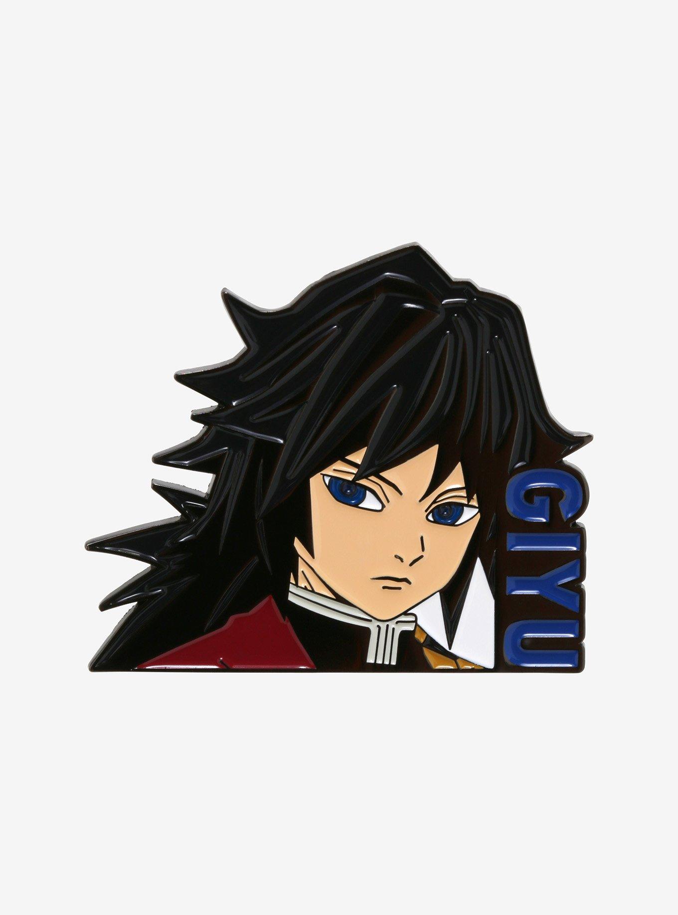 Demon Slayer: Kimetsu No Yaiba Giyu Enamel Pin, , hi-res