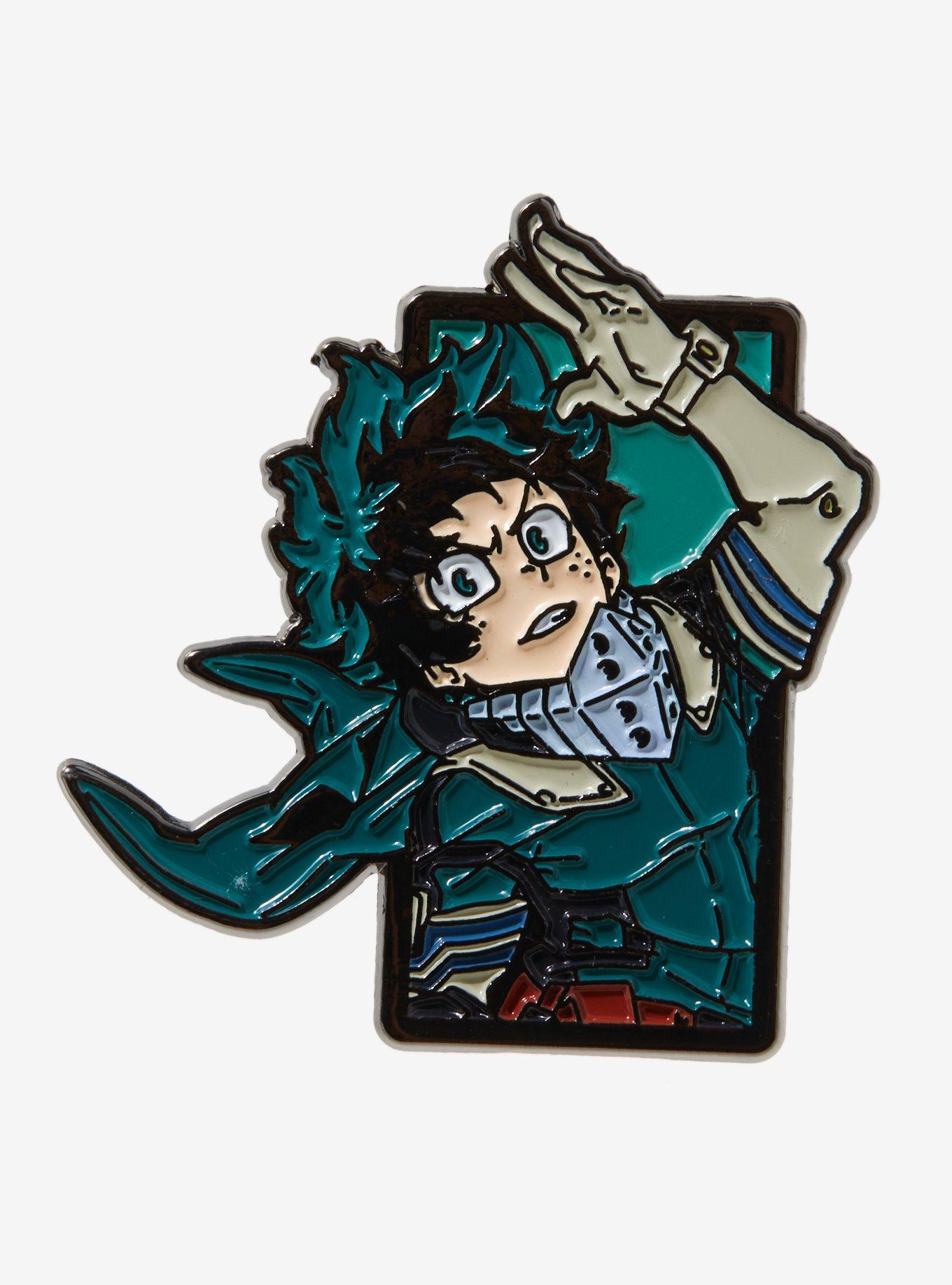 My Hero Academia Deku Rectangle Enamel Pin, , hi-res