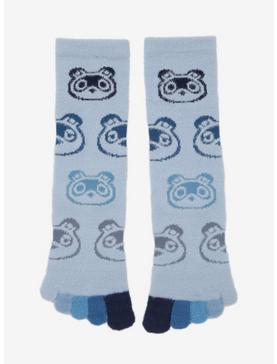 Animal Crossing: New Horizons Nook Fuzzy Toe Crew Socks, , hi-res