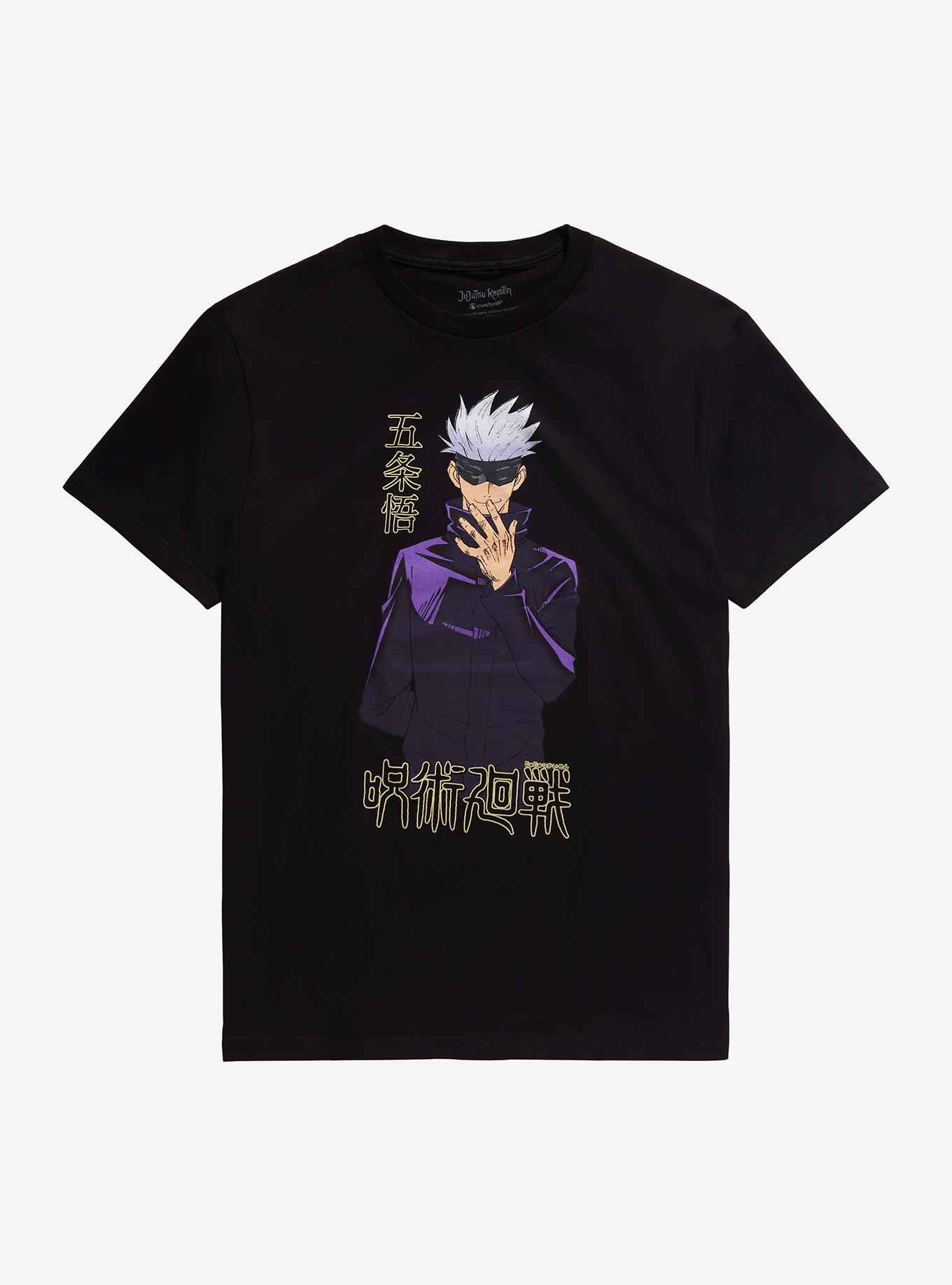 Jujutsu Kaisen Gojo Name T-Shirt, BLACK, hi-res