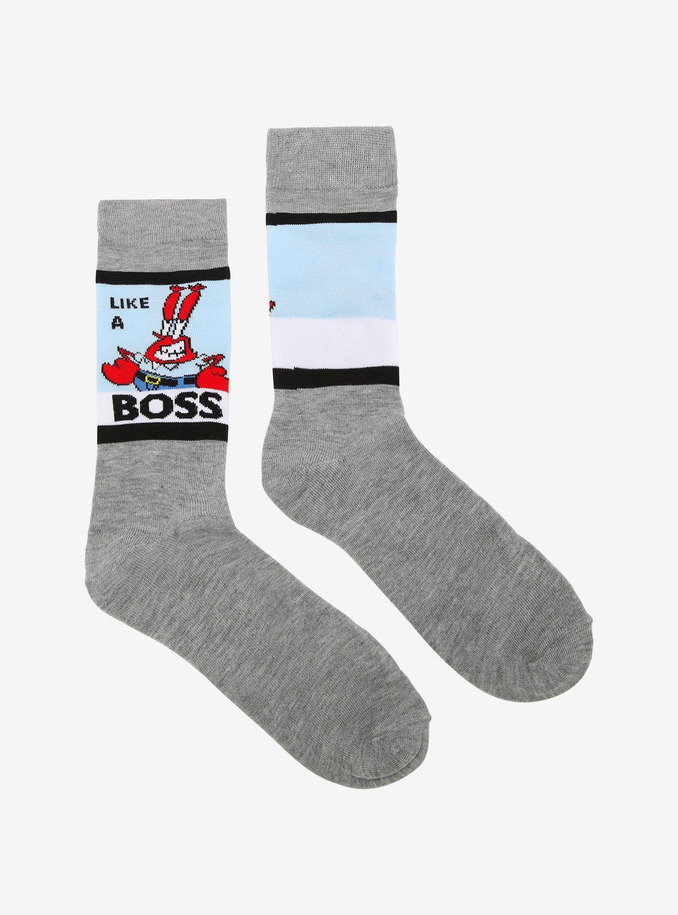 SpongeBob SquarePants Boss Crew Socks, , hi-res