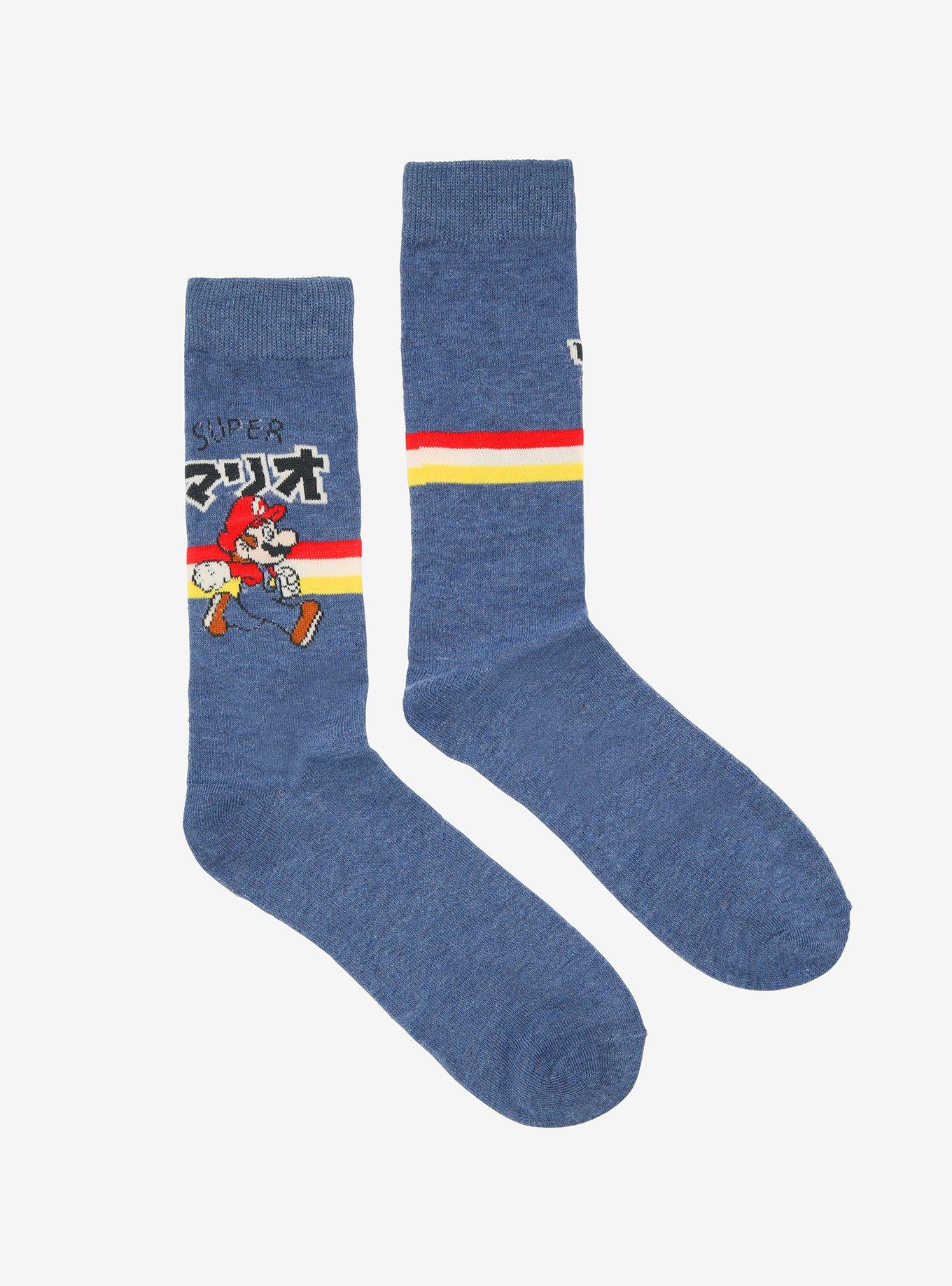 Super Mario Bros. Running Crew Socks, , hi-res