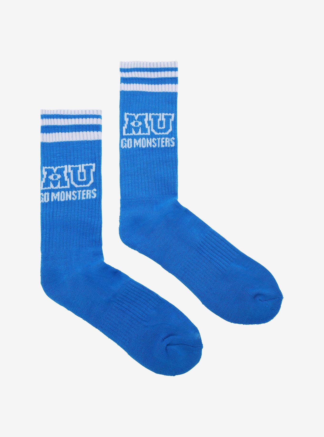 Disney Pixar Monsters University Varsity Crew Socks, , hi-res