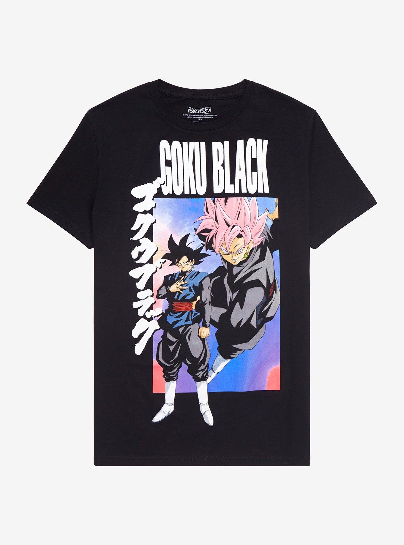 Black goku best sale t shirt