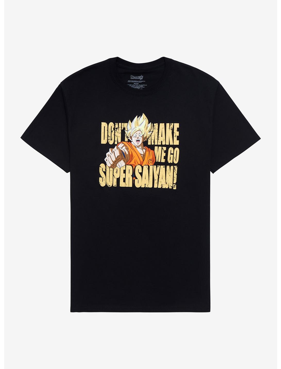 Dragon Ball Super Super Saiyan Text T-Shirt, BLACK, hi-res