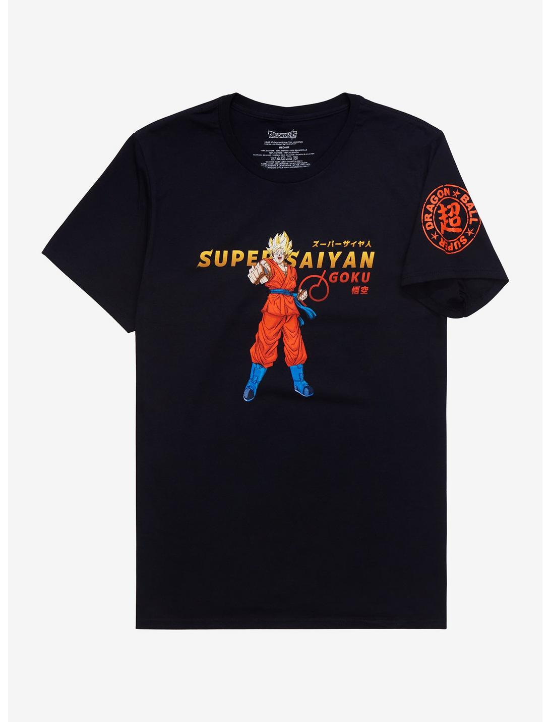 Dragon Ball Super Super Saiyan Goku T-Shirt, BLACK, hi-res