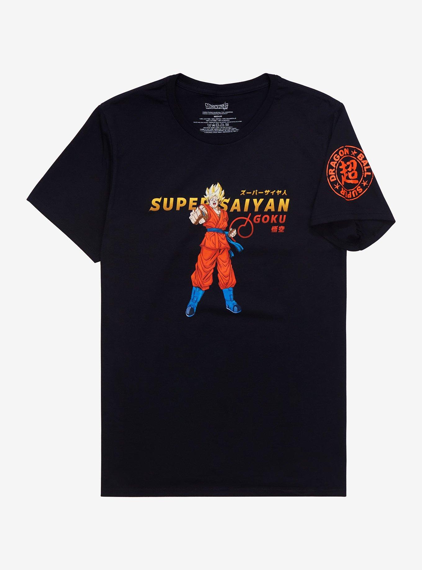Dragon Ball Super Super Saiyan Goku T-Shirt, BLACK, hi-res