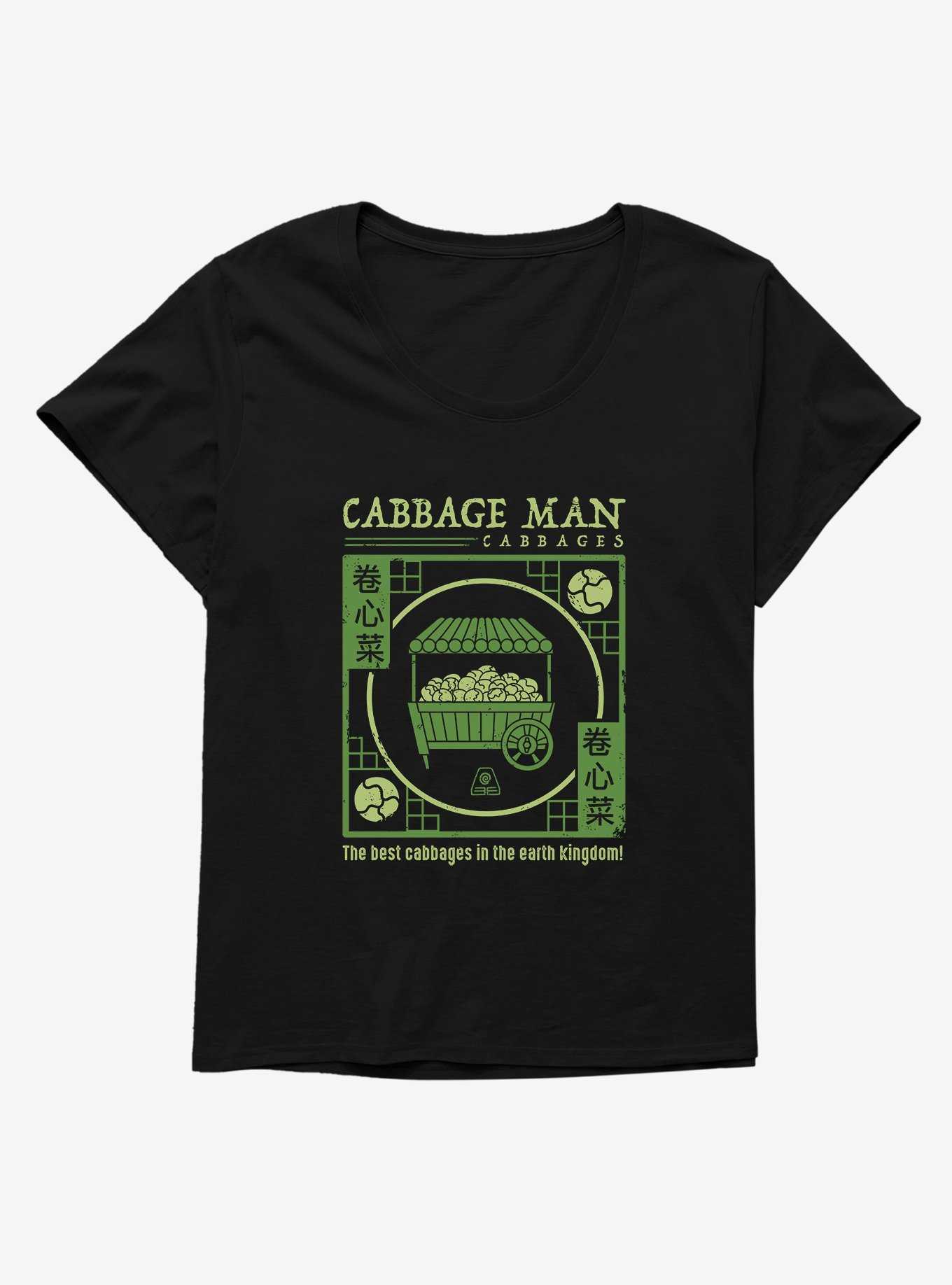 Avatar: The Last Airbender Cabbage Man Cabbages Girls T-Shirt Plus Size, , hi-res