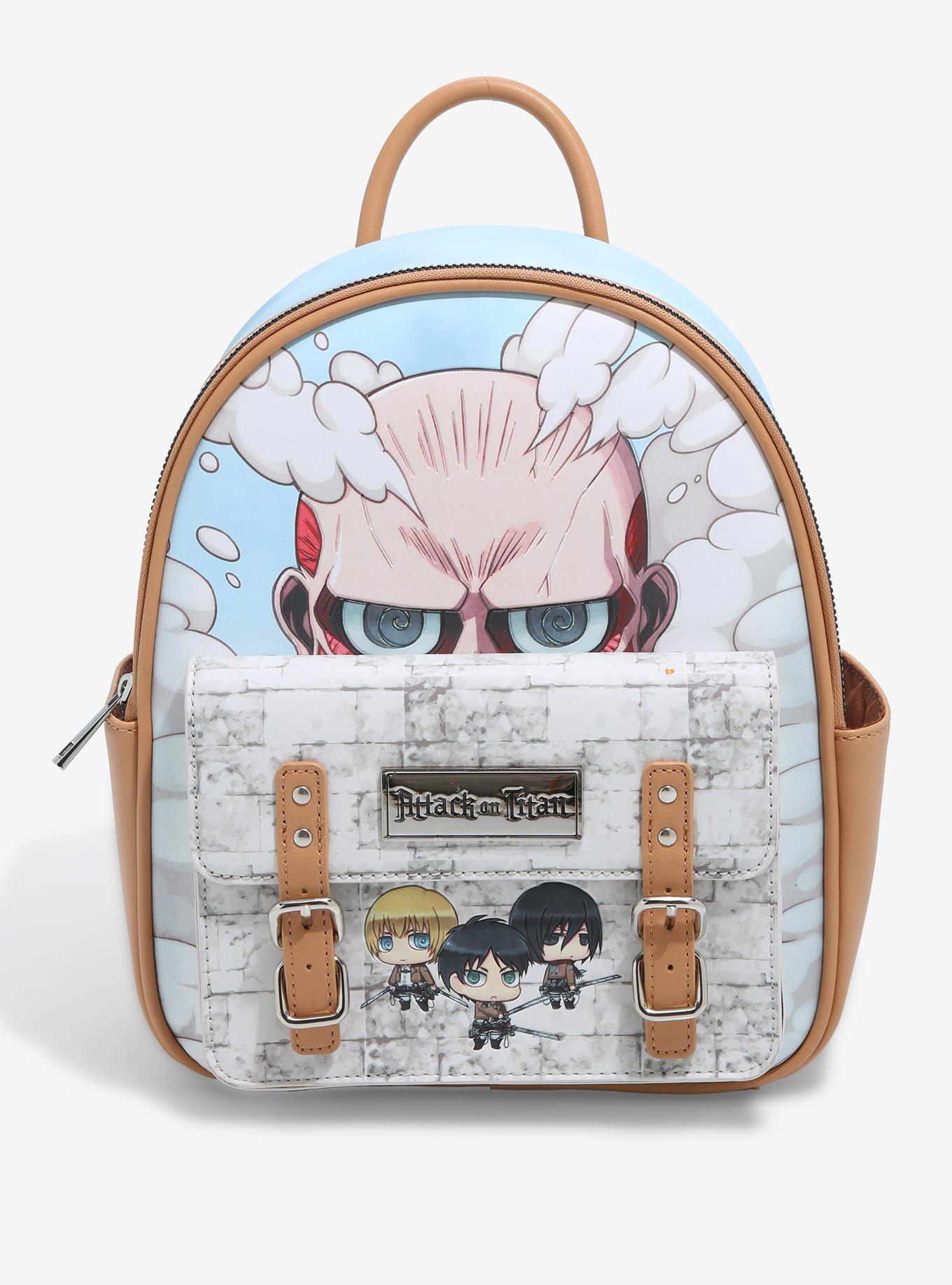 Attack On Titan X Sanrio Hello Kitty And Friends Group Mini Backpack Set A