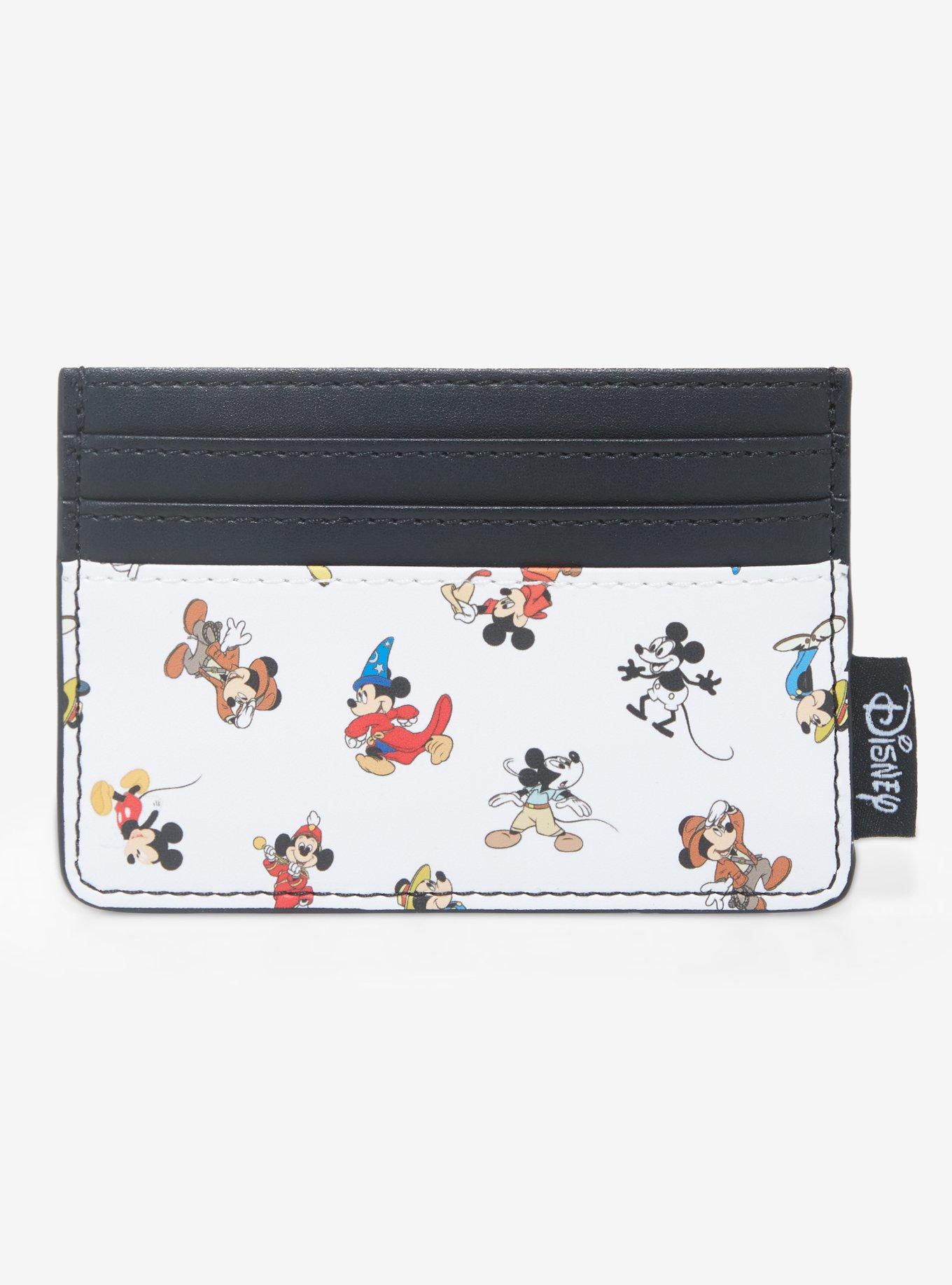 Loungefly Disney Mickey Mouse Outfits Allover Print Cardholder - BoxLunch Exclusive