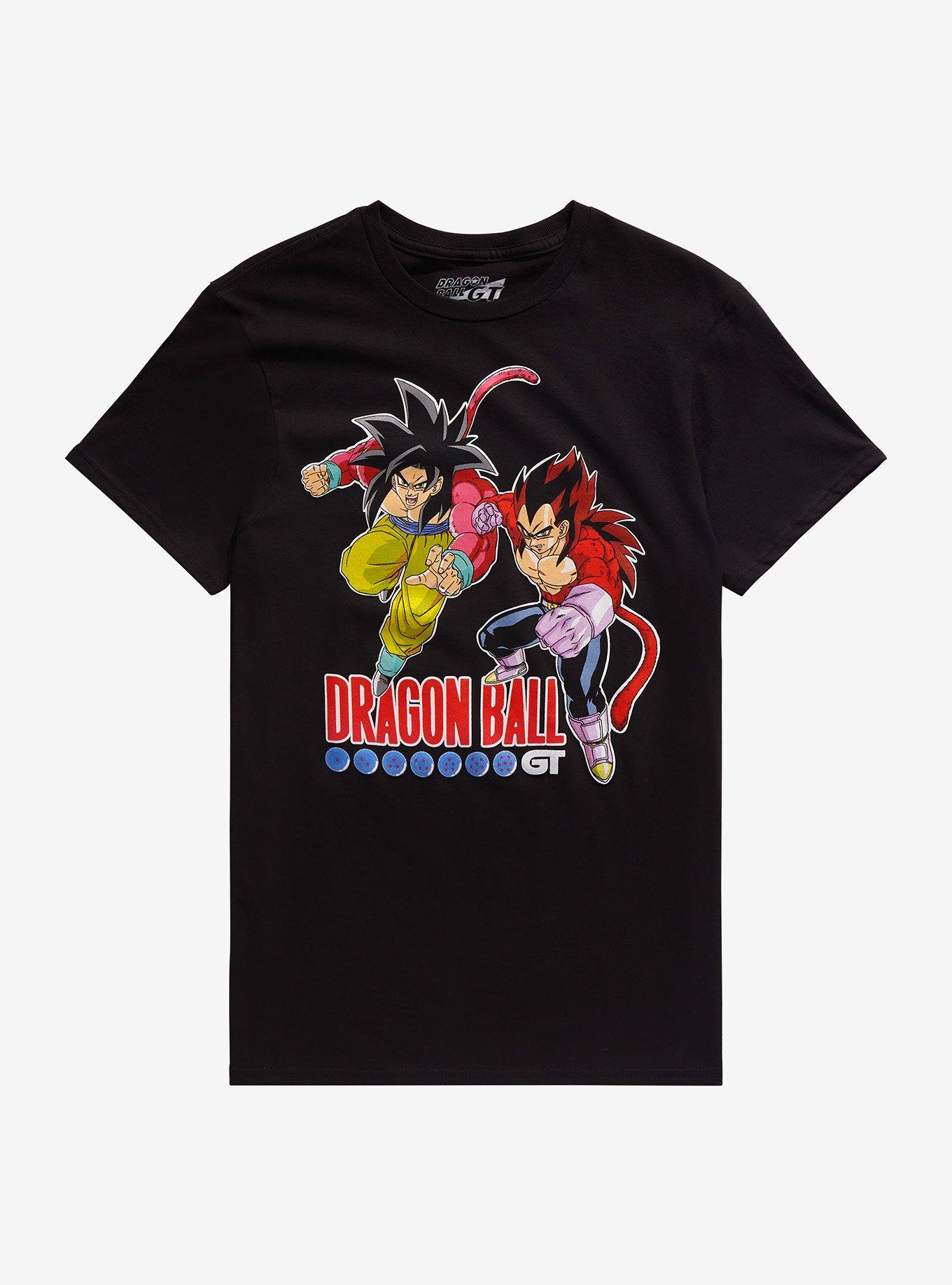 Dragon Ball GT Goku & Vegeta T-Shirt, BLACK, hi-res