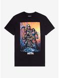 DC Comics Trio Metal T-Shirt, BLACK, hi-res
